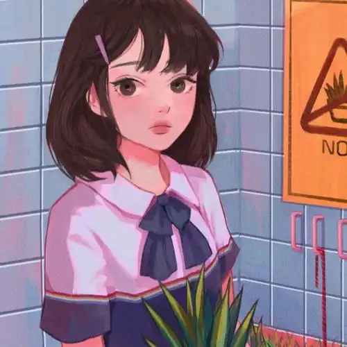 手绘女生头像只有星星才会被众人指点