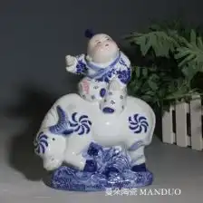 动物瓷器装饰品