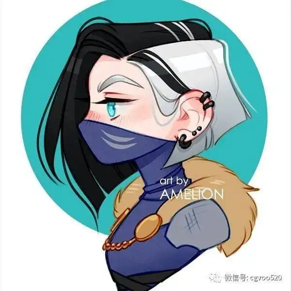 这美女插画师是有多偏爱侧面头像的呢不过,真的是超有意思的系列插画