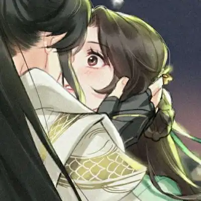 古风情侣头像听闻爱情十有九悲始于心动终于心痛