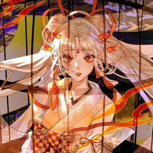 动漫女生头像古风仙气蓝