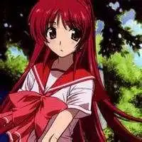 红色系列二次元女生头像微信头像图片大全