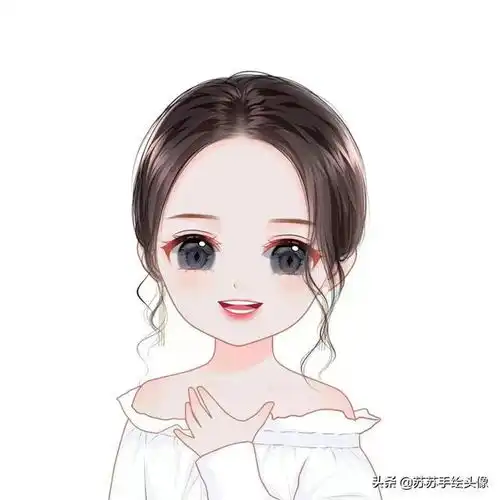 换个头像吧,聪明可爱的卡通女生头像,满满的少女感