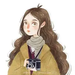 开心的头像卡通孟美岐