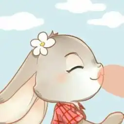 肌肉兔子卡通头像
