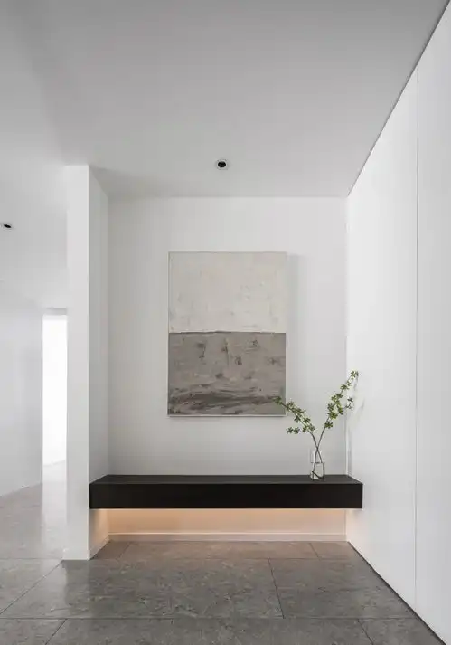 200㎡极简风落地窗开放式书房,禁欲系的风格太治愈