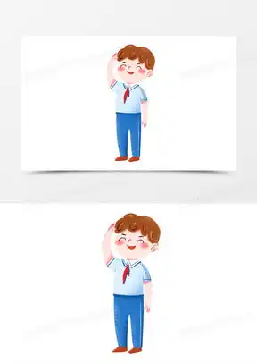 标准敬礼手势图片高清合集熊猫办公