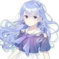 浅蓝色系头像动漫女生浅蓝色系列头像