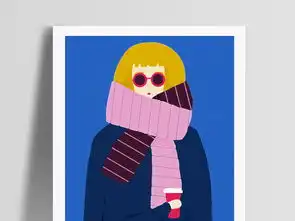 戴围巾眼镜的长发北欧抽象人物现代装饰画图片设计素材高清模板下载8.03mb人物装饰画大全