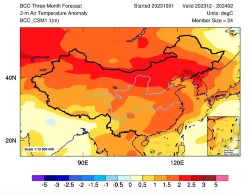 蓝色冷涡排队南下,南方确定大范围偏冷网友今年冬天要冻哭吗
