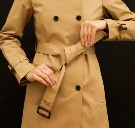 大衣风衣的腰带怎么系方法超简单,不信进来学