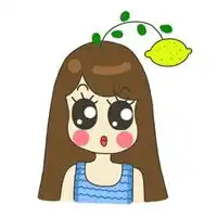 薄荷少女柠檬心的头像可爱柠檬少女卡通头像