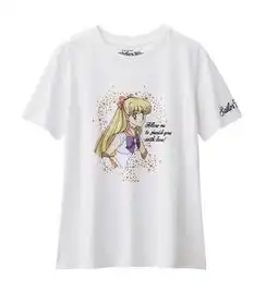 日本品牌gux美少女战士联名白t台湾开卖