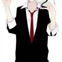 头像西装花衬衫领带半身动漫微信头像图片大全
