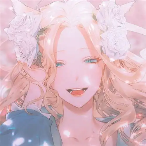 手绘意境动漫女头像,日系甜美仙女的味道