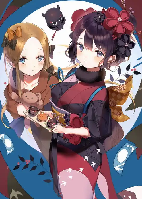 温柔可人的元气美少女插画,人物及背景刻画细腻画面唯美