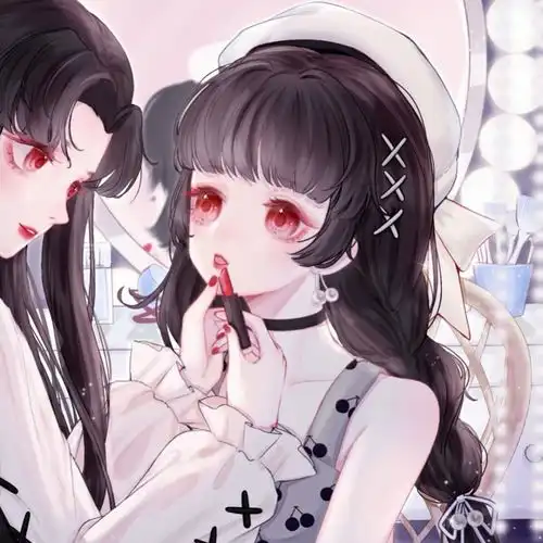 微信头像一组绝美可爱动漫闺蜜姐妹头像太好看了