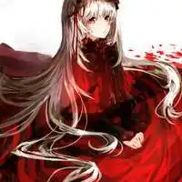 红色系头像女卡通图片微信头像图片大全