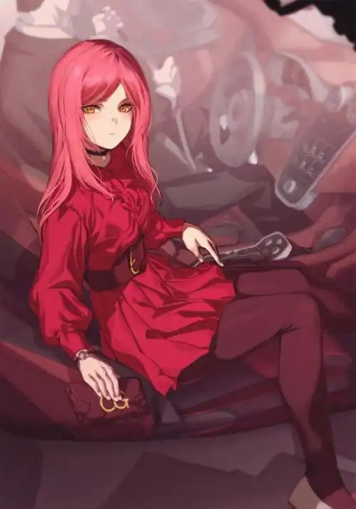 动漫壁纸红色系二次元壁纸