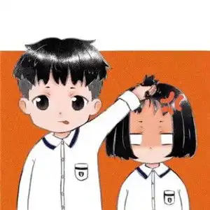卡通情侣头像 微信二次