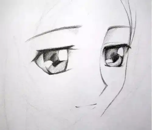 素描教学简单的卡通动漫mm手绘教程