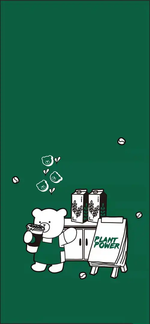 壁纸绿色系快来养眼
