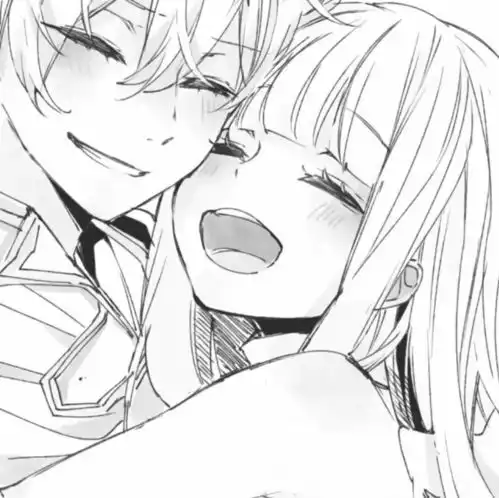 情侣头像0724黑白系动漫情侣头像