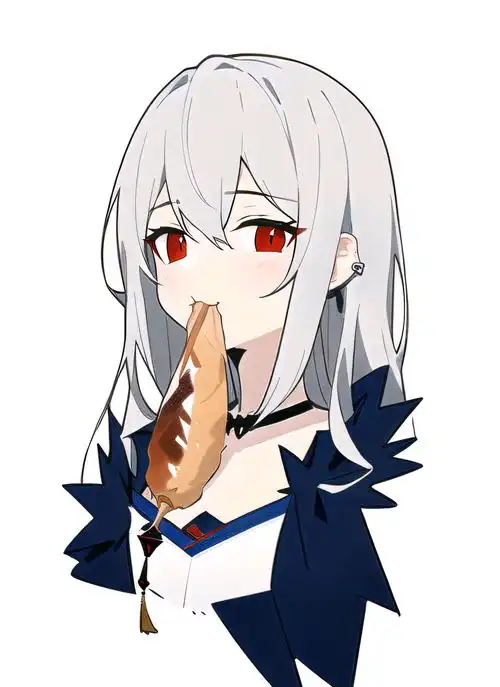 可爱吃东西斯卡蒂头像第一期