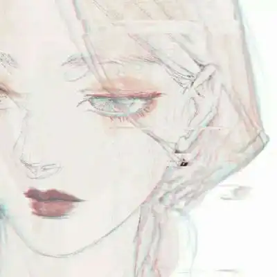 黑暗系动漫头像黑暗系列少女丧图片