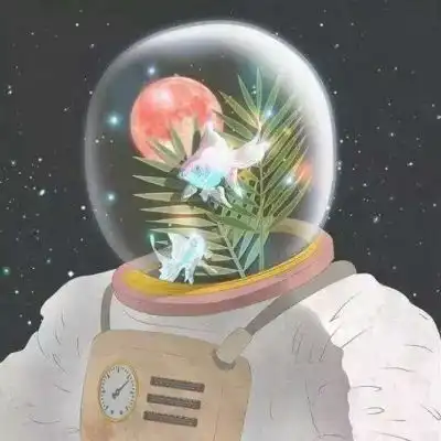 森可爱宇航员精选头像