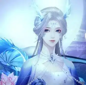 古风蓝色系头像壁纸愿你生活常温暖,日子温柔又闪光