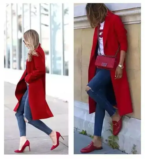 笑死了开年穿红色,穿成了一只行走的红包