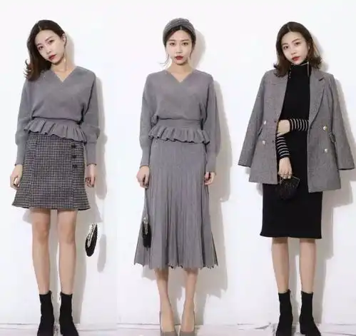 毛衣怎样搭才好看,时尚博主get27套轻熟系内搭法则