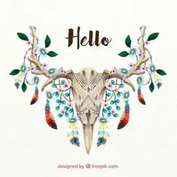 图片免费下载鹿头骨素材鹿头骨模板千图网