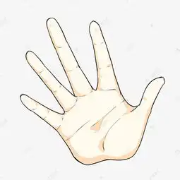 大手掌的卡通插画素材图片免费下载高清psd千库网图片编号11923743