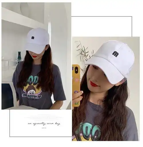 帽子女韩版潮鸭舌帽ins时尚百搭情侣棒球帽男夏季遮阳防晒太阳帽