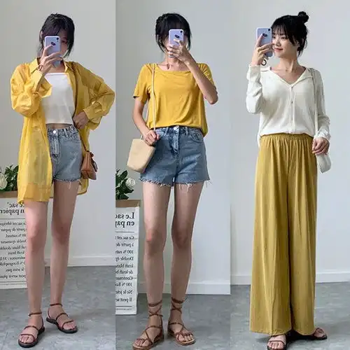 简约清爽的青春感穿搭,助你时尚一整个夏天,哪一套更令你心动