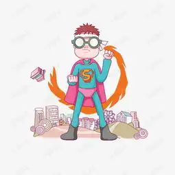 卡通超人爸爸图片素材图片免费下载高清psd千库网图片编号8087574