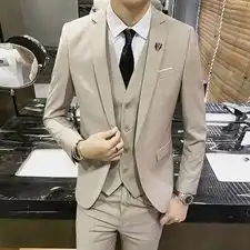 男士秋新款纯色西服套装青年商务休闲西装日系店主风gxg1000p225