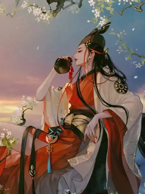 古风女生头像书生能笔又能箭,谁堪巧饰人前面