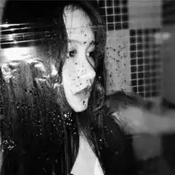 女生头像黑白丧系女头像