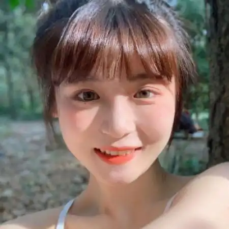 唯美漂亮一个人森系甜美真人闺蜜女头