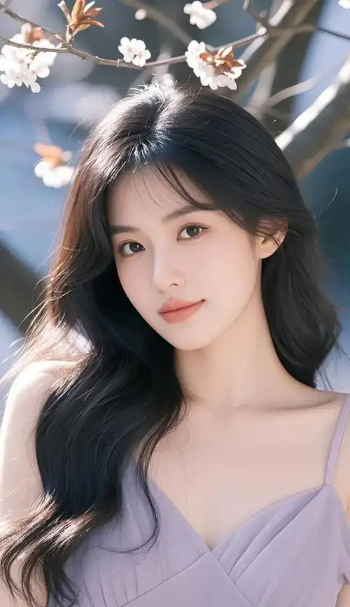 美女壁纸丨紫色系妩媚动人,简直美极了