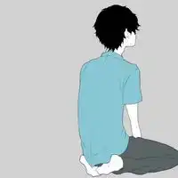 卡通男生头像冷酷背影代