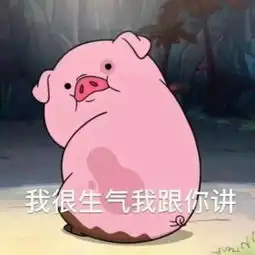 可爱呆萌猪卡通头像表情