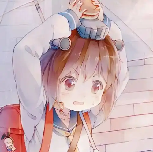 优质动漫情头雨下整夜,我的爱溢出就像雨水