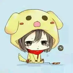 二次元情侣头像带动物一左一右