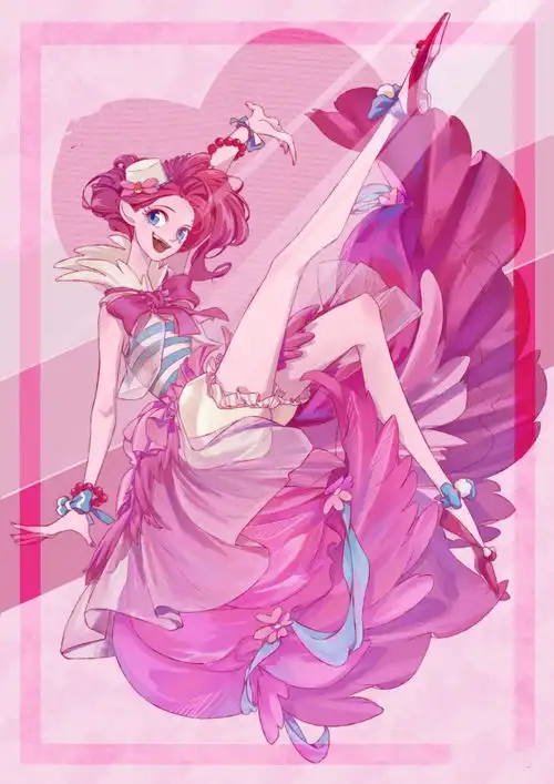 小马宝莉拟人作品又出新作,珍奇像出嫁公主,碧琪的美腿比人还高