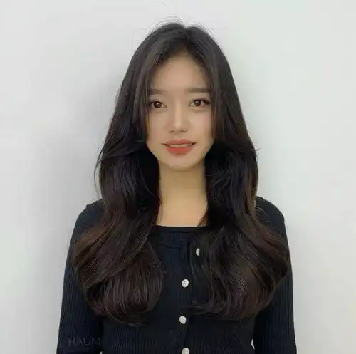 韩系女神头像发型