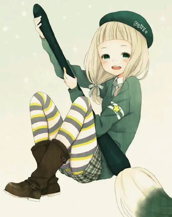 女生头像动漫萌系蝴蝶结的